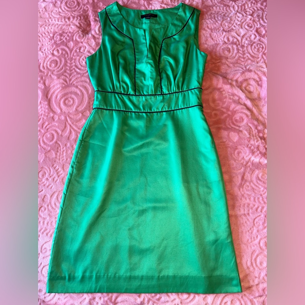 Banana Republic Vibrant Green Midi Dress